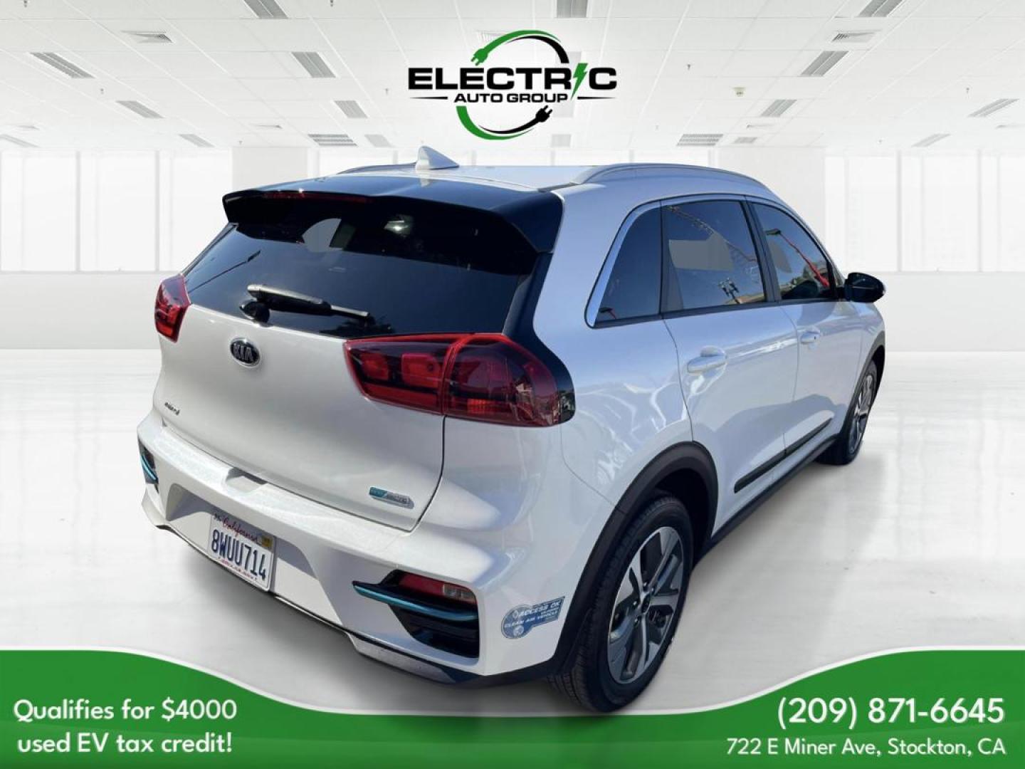 2021 WHITE Kia Niro EV EX (KNDCC3LG2M5) , 6A transmission, located at 722 E Miner Ave, Stockton, CA, 95202, (209) 871-6645, 37.956711, -121.282310 - PLUS TAXES AND FEES - Photo#6