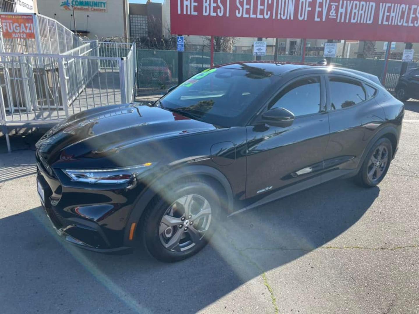 2023 BLACK Ford Mustang Mach-E Select (3FMTK1RM6PM) with an ELECTRIC engine, 1A transmission, located at 722 E Miner Ave, Stockton, CA, 95202, (209) 871-6645, 37.956711, -121.282310 - PLUS TAXES AND FEES NO CHARGER AVAILABE - Photo#5