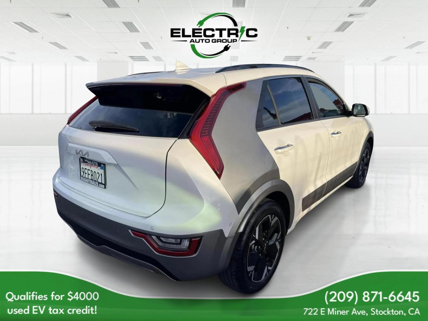 2023 WHITE Kia Niro EV Wave (KNDCT3L19P5) , 6A transmission, located at 722 E Miner Ave, Stockton, CA, 95202, (209) 871-6645, 37.956711, -121.282310 - PLUS TAXES AND FEES - Photo#17