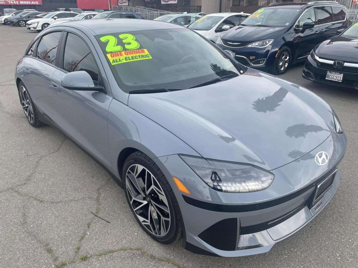 2023 Hyundai Ioniq 6 SEL (KMHM34AA5PA) with an ELECTRIC engine, 1A transmission, located at 722 E Miner Ave, Stockton, CA, 95202, (209) 871-6645, 37.956711, -121.282310 - PLUS TAXES AND FEES NO CHANGER AVAILABLE - Photo#2