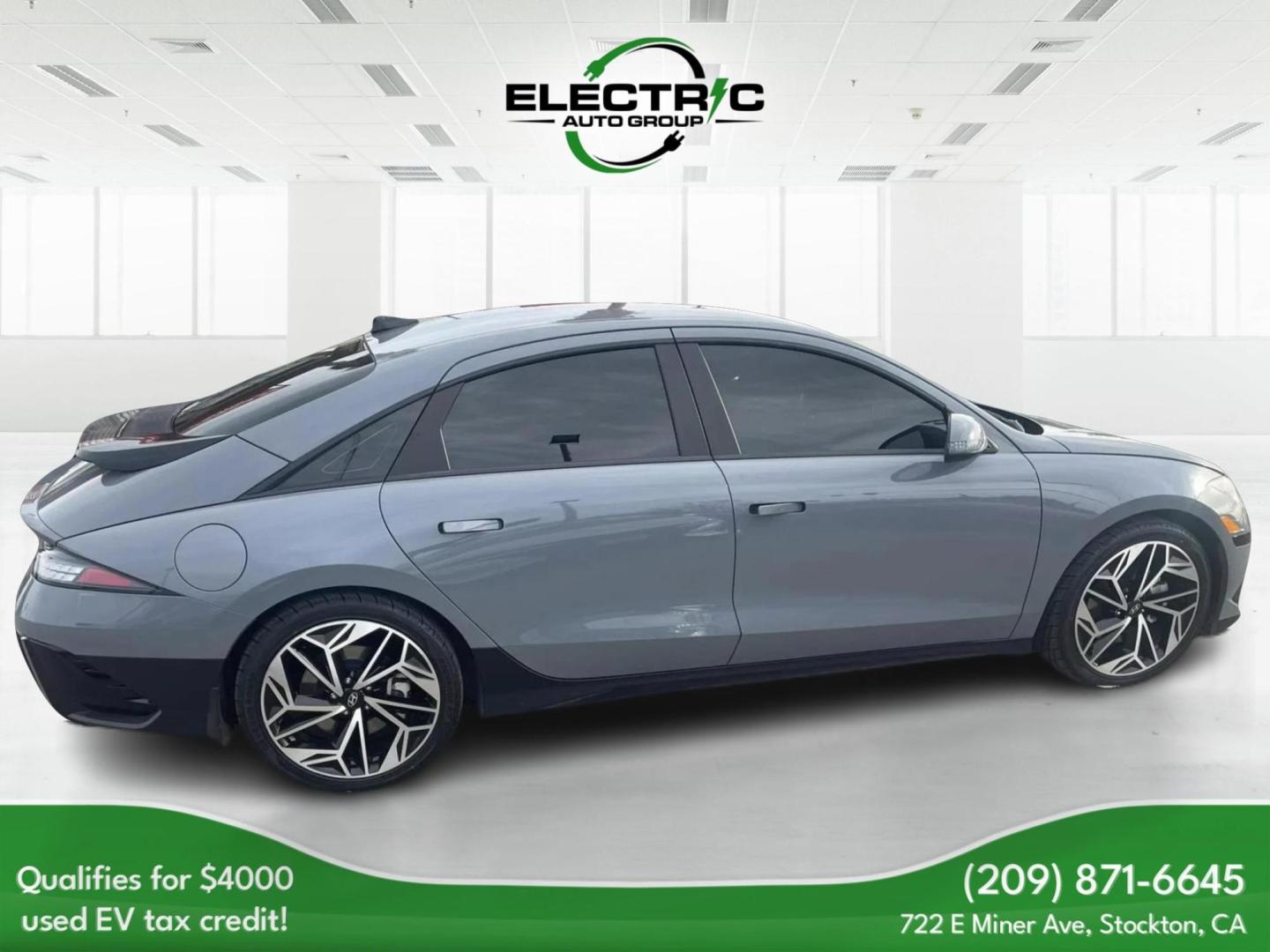 2023 Hyundai Ioniq 6 SEL (KMHM34AA5PA) with an ELECTRIC engine, 1A transmission, located at 722 E Miner Ave, Stockton, CA, 95202, (209) 871-6645, 37.956711, -121.282310 - PLUS TAXES AND FEES NO CHANGER AVAILABLE - Photo#6