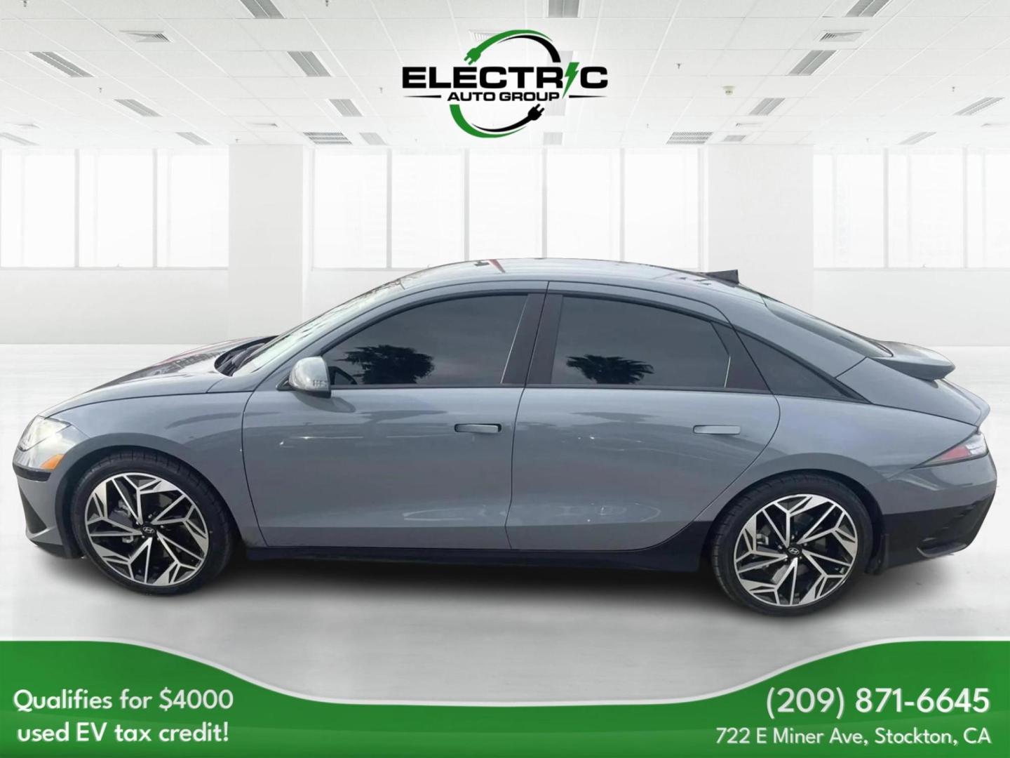 2023 Hyundai Ioniq 6 SEL (KMHM34AA5PA) with an ELECTRIC engine, 1A transmission, located at 722 E Miner Ave, Stockton, CA, 95202, (209) 871-6645, 37.956711, -121.282310 - PLUS TAXES AND FEES NO CHANGER AVAILABLE - Photo#7