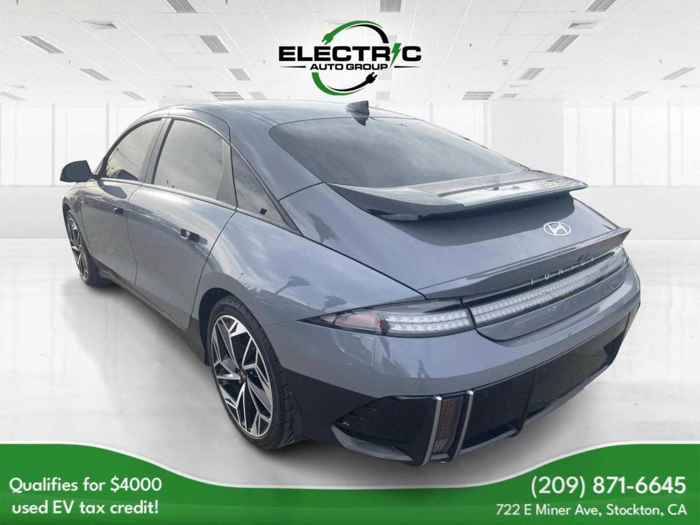 2023 Hyundai Ioniq 6 SEL (KMHM34AA5PA) with an ELECTRIC engine, 1A transmission, located at 722 E Miner Ave, Stockton, CA, 95202, (209) 871-6645, 37.956711, -121.282310 - PLUS TAXES AND FEES NO CHANGER AVAILABLE - Photo#9