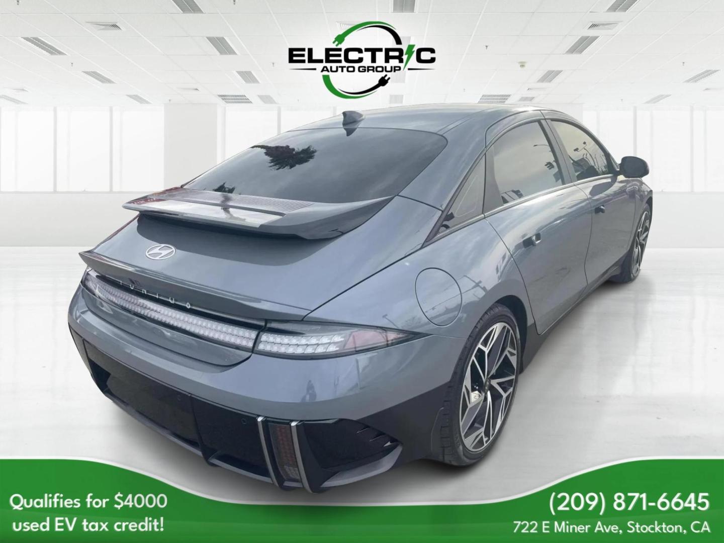 2023 Hyundai Ioniq 6 SEL (KMHM34AA5PA) with an ELECTRIC engine, 1A transmission, located at 722 E Miner Ave, Stockton, CA, 95202, (209) 871-6645, 37.956711, -121.282310 - PLUS TAXES AND FEES NO CHANGER AVAILABLE - Photo#11