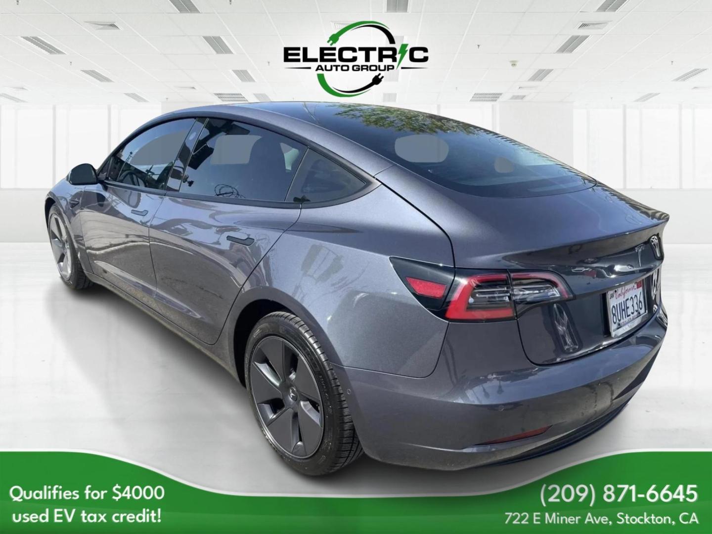 2021 WHITE Tesla Model 3 Long Range (5YJ3E1EBXMF) with an ELECTRIC engine, 1A transmission, located at 722 E Miner Ave, Stockton, CA, 95202, (209) 871-6645, 37.956711, -121.282310 - PLUS TAXES AND FEES NO CHARGER AVAILABLE - Photo#10
