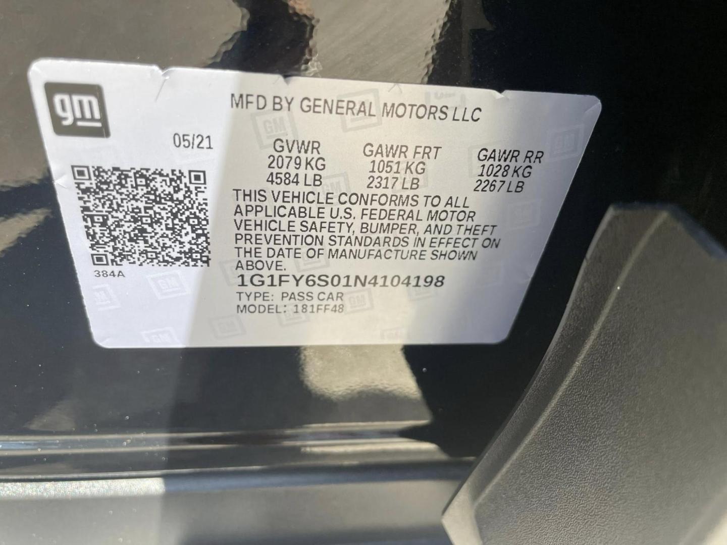 2022 Chevrolet Bolt EV 1LT (1G1FY6S01N4) with an ELECTRIC engine, 1A transmission, located at 722 E Miner Ave, Stockton, CA, 95202, (209) 871-6645, 37.956711, -121.282310 - PLUS TAXES AND FEES NO CHARGER AVAILABLE - Photo#8