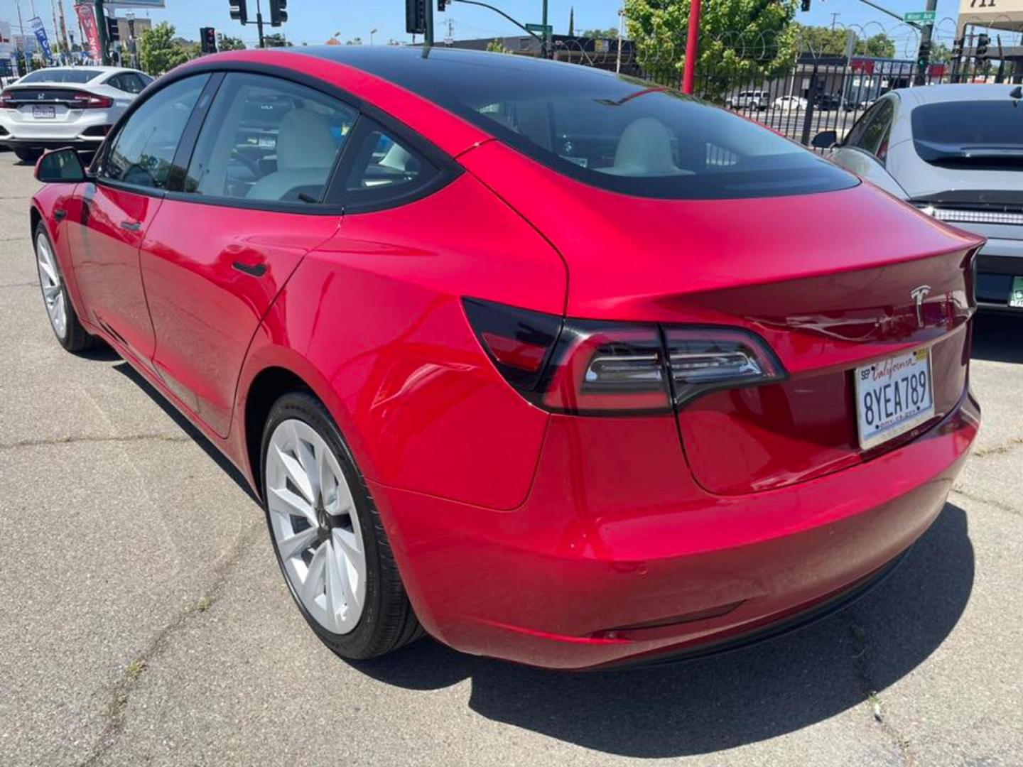 2021 Tesla Model 3 Standard Range Plus (5YJ3E1EA6MF) with an ELECTRIC engine, 1A transmission, located at 722 E Miner Ave, Stockton, CA, 95202, (209) 871-6645, 37.956711, -121.282310 - PLUS TAXES AND FEES NO CHARGER AVAILABLE - Photo#10