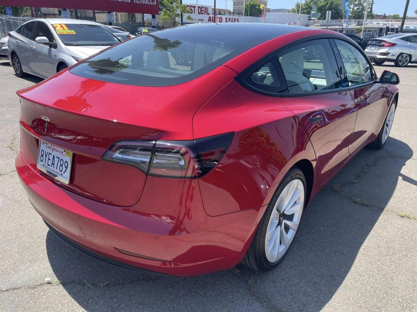 2021 Tesla Model 3 Standard Range Plus (5YJ3E1EA6MF) with an ELECTRIC engine, 1A transmission, located at 722 E Miner Ave, Stockton, CA, 95202, (209) 871-6645, 37.956711, -121.282310 - PLUS TAXES AND FEES NO CHARGER AVAILABLE - Photo#12
