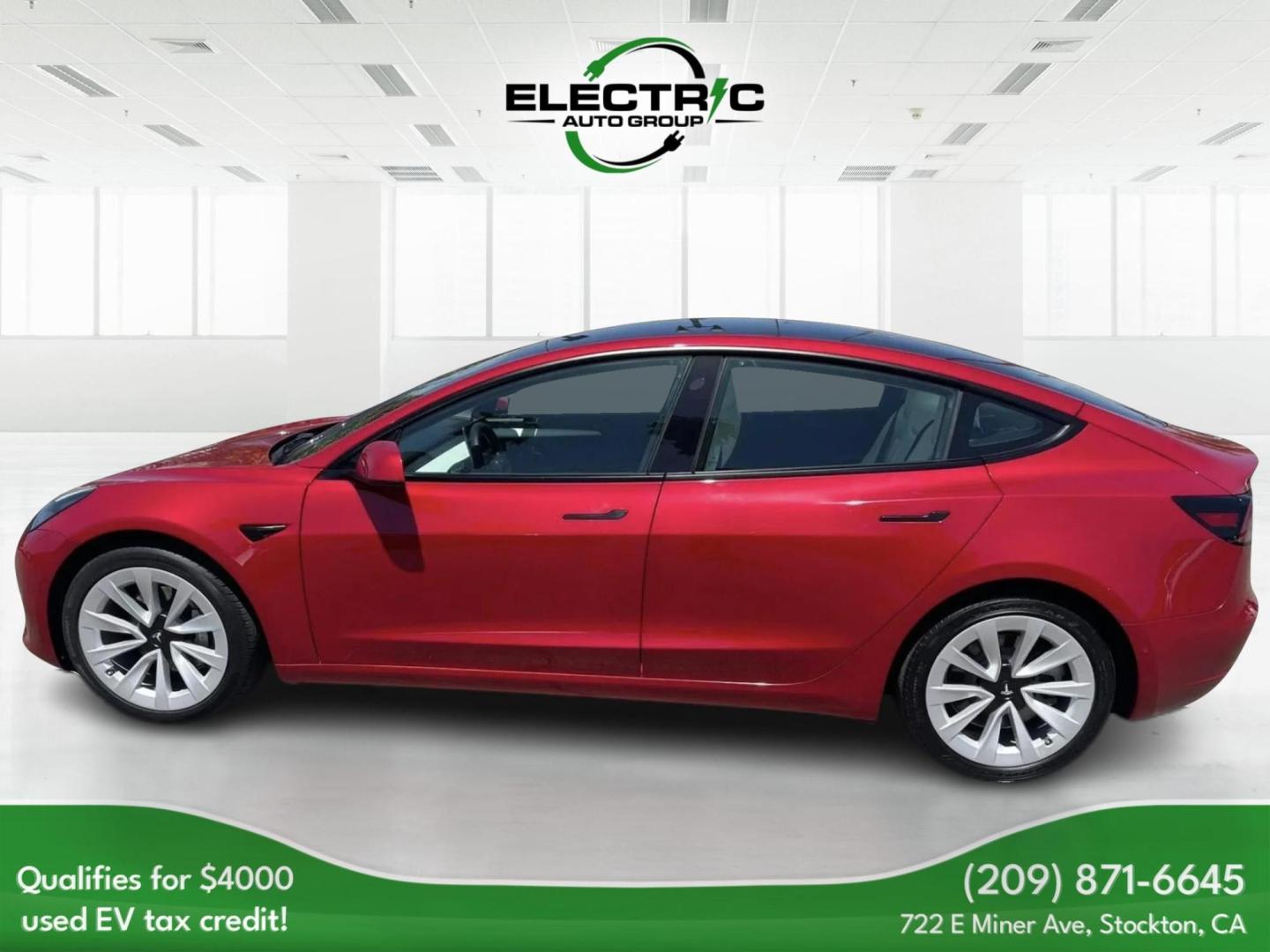 2021 Tesla Model 3 Standard Range Plus (5YJ3E1EA6MF) with an ELECTRIC engine, 1A transmission, located at 722 E Miner Ave, Stockton, CA, 95202, (209) 871-6645, 37.956711, -121.282310 - PLUS TAXES AND FEES NO CHARGER AVAILABLE - Photo#4