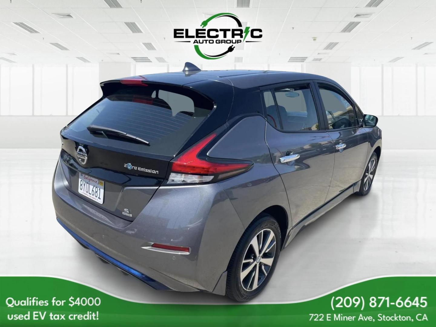 2022 Nissan LEAF S (1N4BZ1BV7NC) with an ELECTRIC engine, CVT transmission, located at 722 E Miner Ave, Stockton, CA, 95202, (209) 871-6645, 37.956711, -121.282310 - PLUS TAXES AND FEES NO CHARGER AVAILABLE - Photo#11
