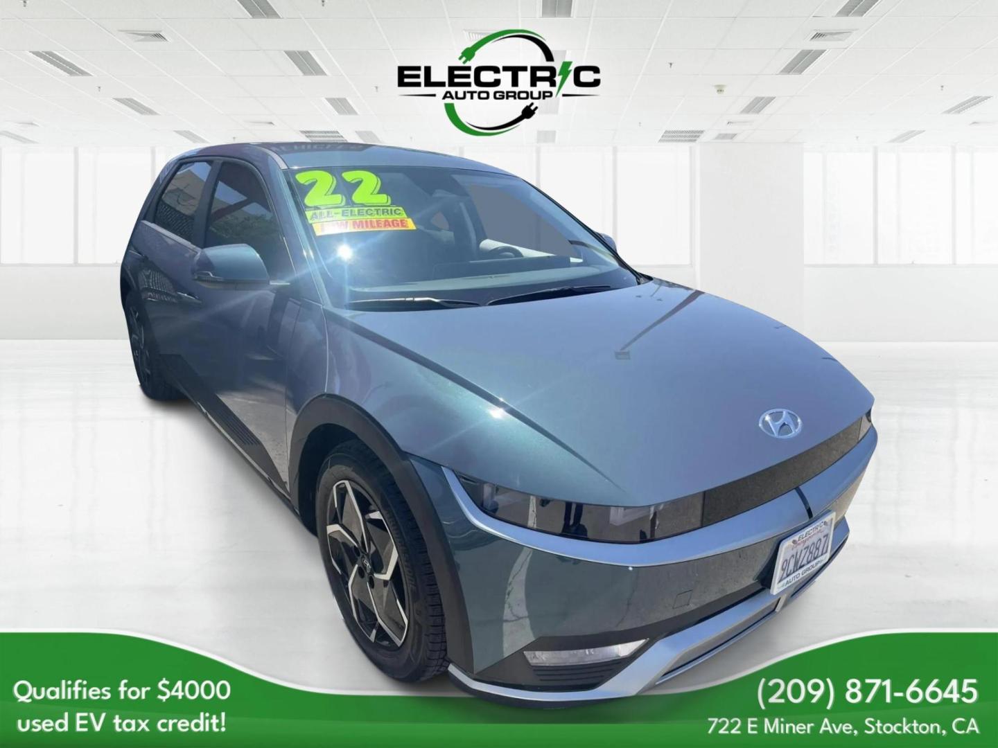 2022 Hyundai Ioniq 5 SE (KM8KM4AE8NU) with an ELECTRIC engine, located at 722 E Miner Ave, Stockton, CA, 95202, (209) 871-6645, 37.956711, -121.282310 - PLUS TAXES AND FEES NO CHARGER AVAILABLE - Photo#1