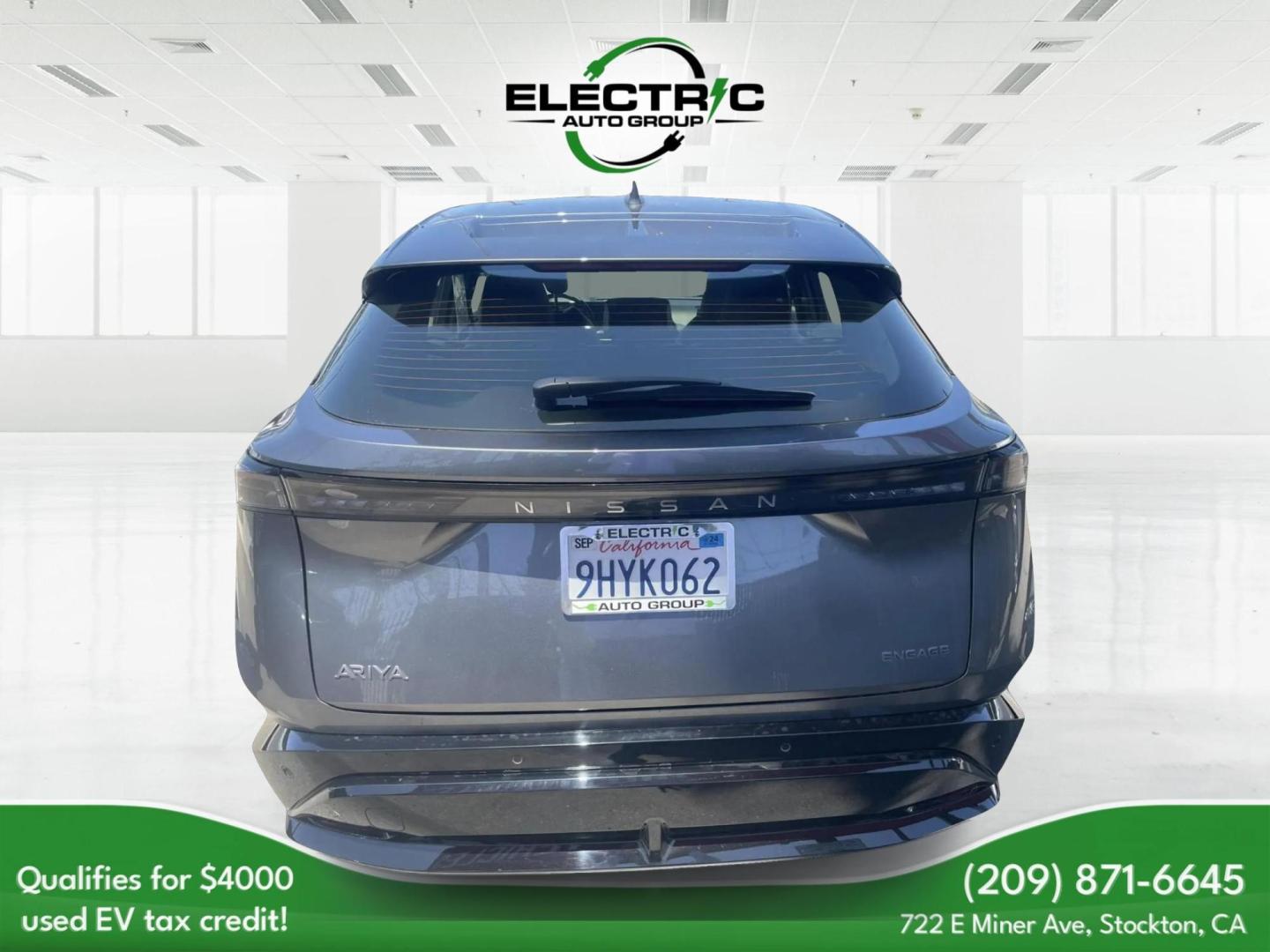 2023 Nissan Ariya Engage (JN1AF0BA6PM) with an ELECTRIC engine, 1A transmission, located at 722 E Miner Ave, Stockton, CA, 95202, (209) 871-6645, 37.956711, -121.282310 - PLUS TAXES AND FEES NO CHARGER AVAILABLE - Photo#12