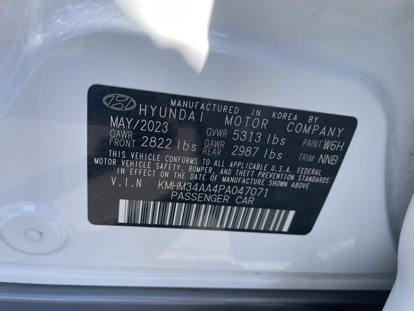 2023 Hyundai Ioniq 6 SEL (KMHM34AA4PA) with an ELECTRIC engine, 1A transmission, located at 722 E Miner Ave, Stockton, CA, 95202, (209) 871-6645, 37.956711, -121.282310 - PLUS TAXES AND FEES NO CHARGER AVAILABLE - Photo#14