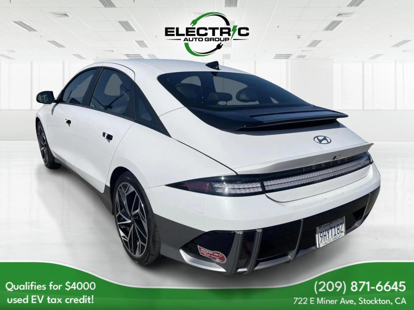 2023 Hyundai Ioniq 6 SEL (KMHM34AA4PA) with an ELECTRIC engine, 1A transmission, located at 722 E Miner Ave, Stockton, CA, 95202, (209) 871-6645, 37.956711, -121.282310 - PLUS TAXES AND FEES NO CHARGER AVAILABLE - Photo#8