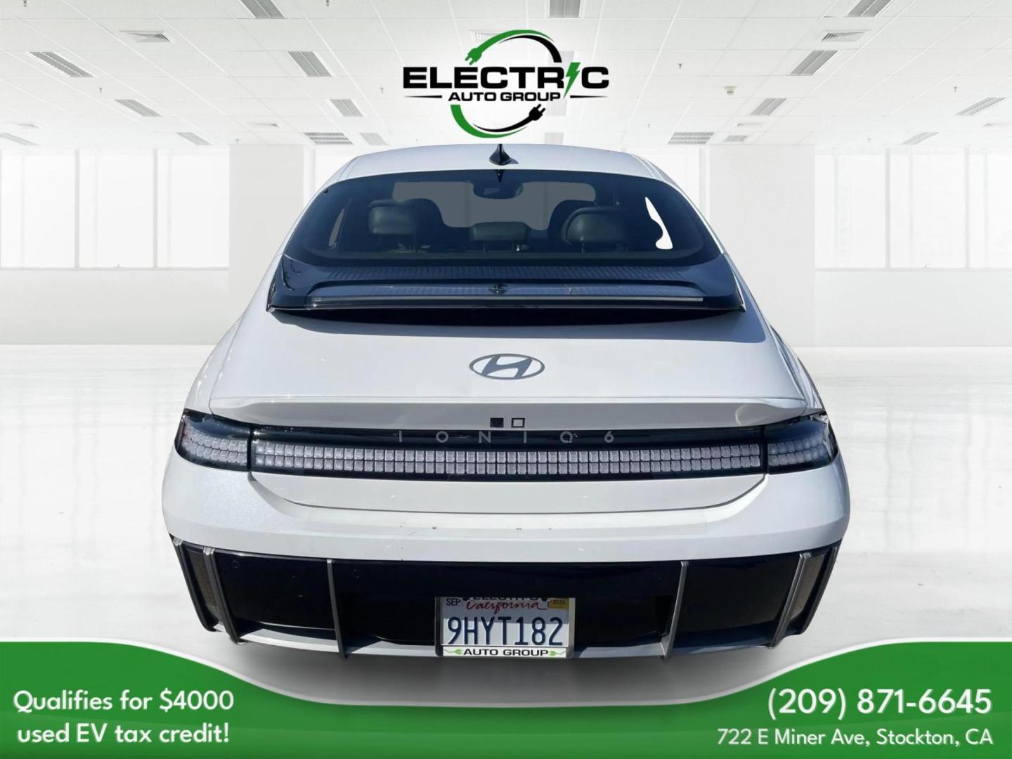 2023 Hyundai Ioniq 6 SEL (KMHM34AA4PA) with an ELECTRIC engine, 1A transmission, located at 722 E Miner Ave, Stockton, CA, 95202, (209) 871-6645, 37.956711, -121.282310 - PLUS TAXES AND FEES NO CHARGER AVAILABLE - Photo#9