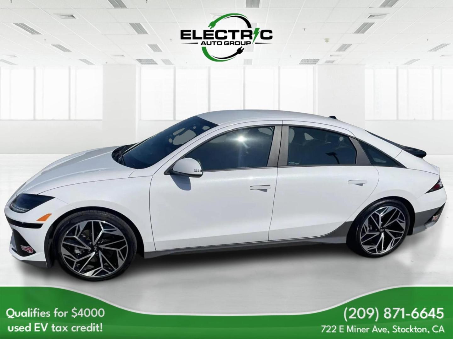 2023 Hyundai Ioniq 6 SEL (KMHM34AA4PA) with an ELECTRIC engine, 1A transmission, located at 722 E Miner Ave, Stockton, CA, 95202, (209) 871-6645, 37.956711, -121.282310 - PLUS TAXES AND FEES NO CHARGER AVAILABLE - Photo#12