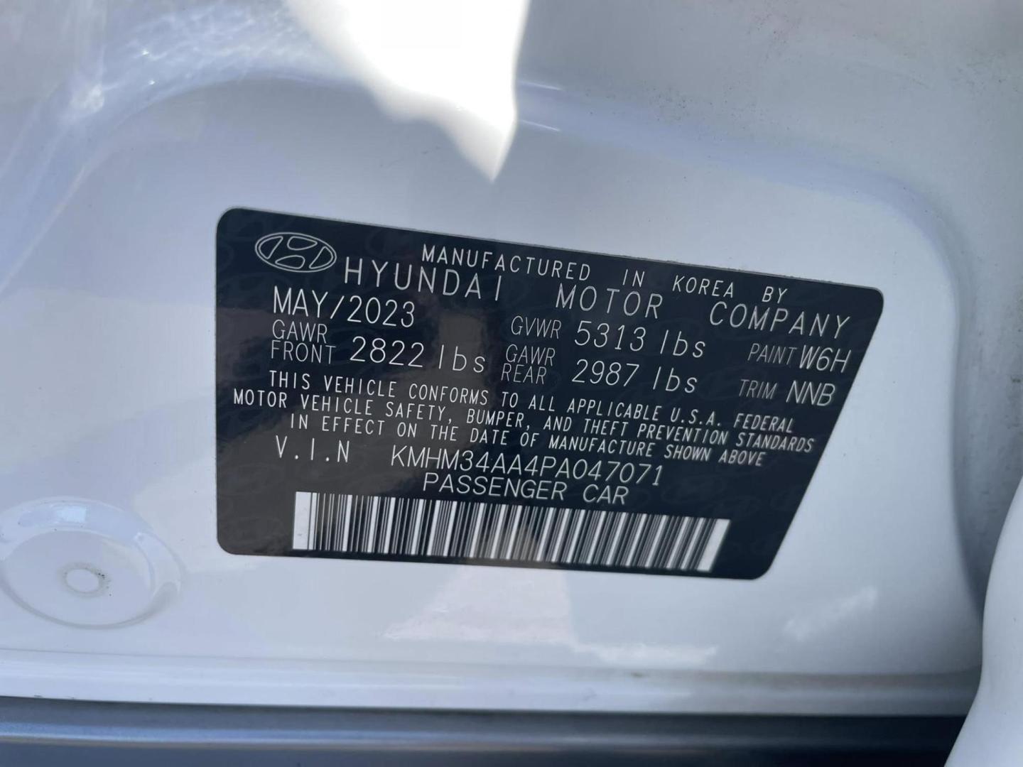 2023 Hyundai Ioniq 6 SEL (KMHM34AA4PA) with an ELECTRIC engine, 1A transmission, located at 722 E Miner Ave, Stockton, CA, 95202, (209) 871-6645, 37.956711, -121.282310 - PLUS TAXES AND FEES NO CHARGER AVAILABLE - Photo#14