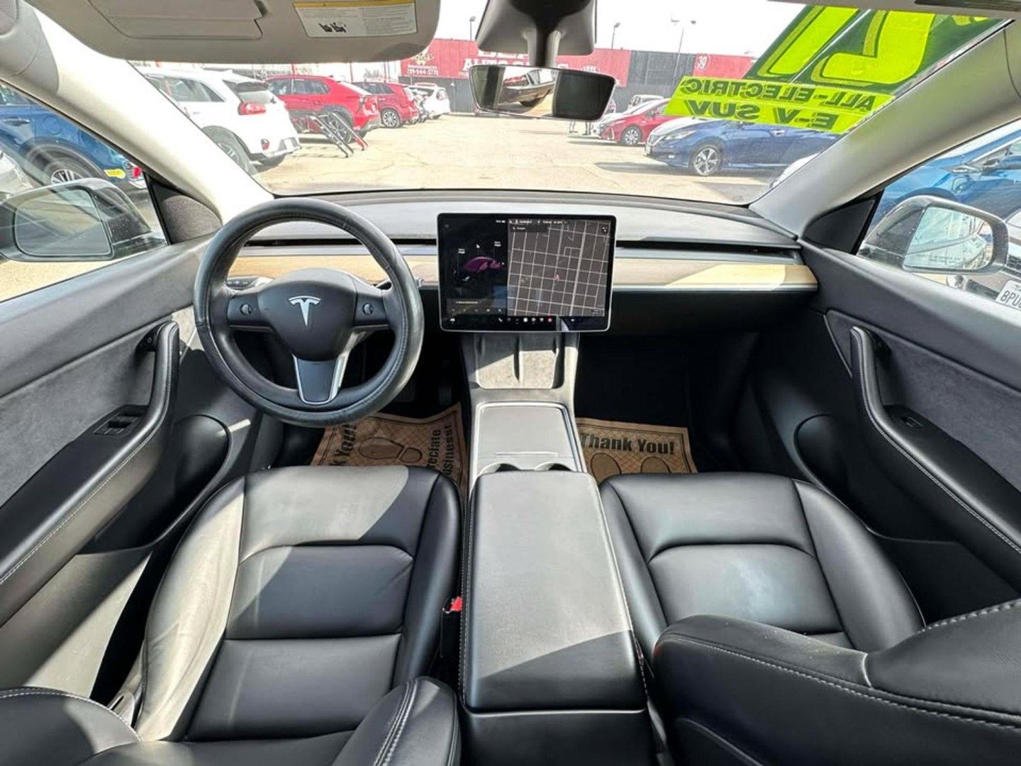 2021 Tesla Model Y Long Range AWD (5YJYGAEE8MF) with an ELECTRIC engine, 1A transmission, located at 722 E Miner Ave, Stockton, CA, 95202, (209) 871-6645, 37.956711, -121.282310 - Photo#10
