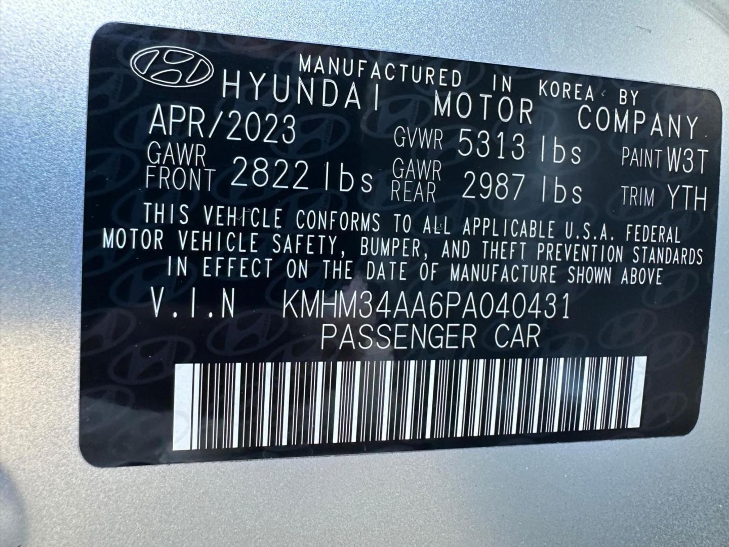 2023 Hyundai Ioniq 6 SEL (KMHM34AA6PA) with an ELECTRIC engine, 1A transmission, located at 722 E Miner Ave, Stockton, CA, 95202, (209) 871-6645, 37.956711, -121.282310 - Photo#12