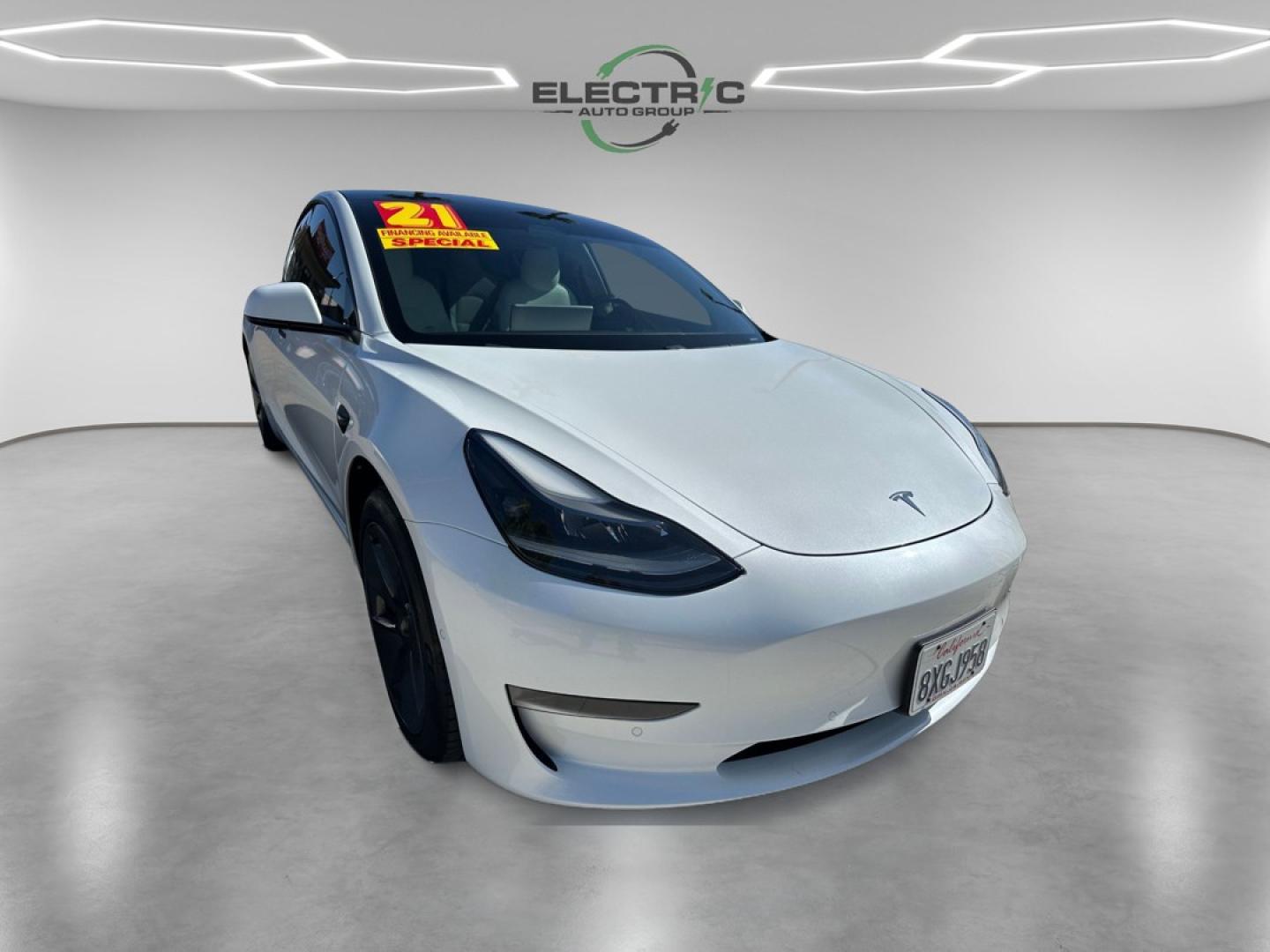2021 Tesla Model 3 Standard Range Plus (5YJ3E1EA2MF) with an ELECTRIC engine, 1A transmission, located at 722 E Miner Ave, Stockton, CA, 95202, (209) 871-6645, 37.956711, -121.282310 - Photo#0