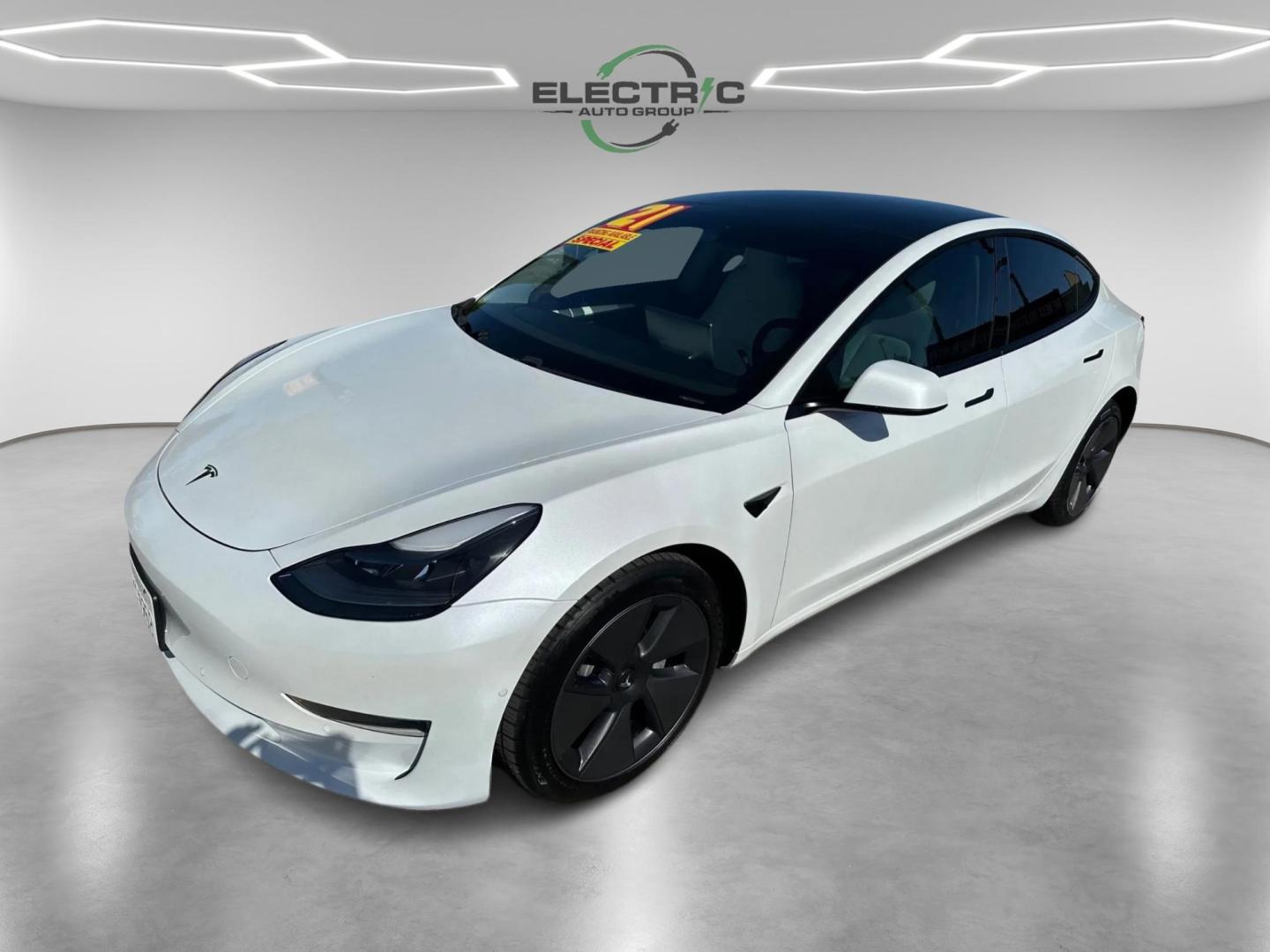 2021 Tesla Model 3 Standard Range Plus (5YJ3E1EA2MF) with an ELECTRIC engine, 1A transmission, located at 722 E Miner Ave, Stockton, CA, 95202, (209) 871-6645, 37.956711, -121.282310 - Photo#4