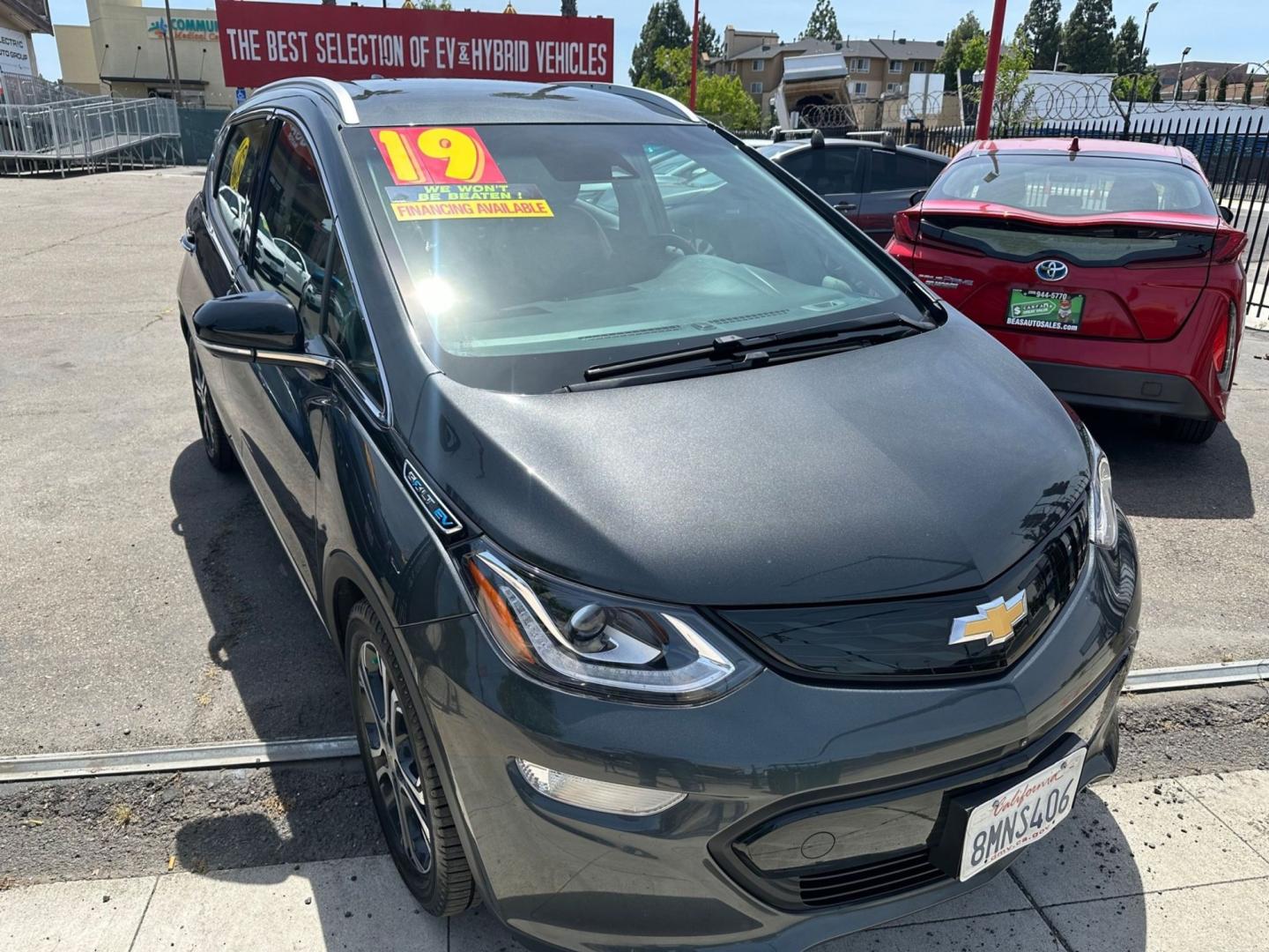 2019 Chevrolet Bolt EV Premier (1G1FZ6S08K4) with an ELECTRIC engine, 1A transmission, located at 722 E Miner Ave, Stockton, CA, 95202, (209) 871-6645, 37.956711, -121.282310 - Photo#1