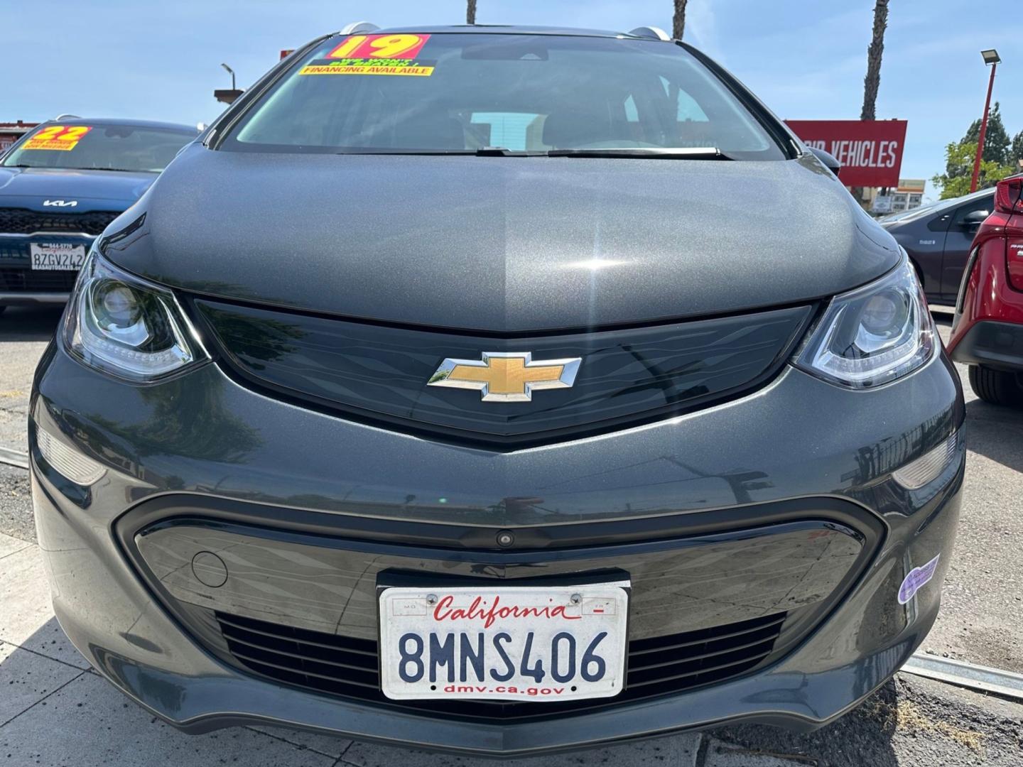 2019 Chevrolet Bolt EV Premier (1G1FZ6S08K4) with an ELECTRIC engine, 1A transmission, located at 722 E Miner Ave, Stockton, CA, 95202, (209) 871-6645, 37.956711, -121.282310 - Photo#2