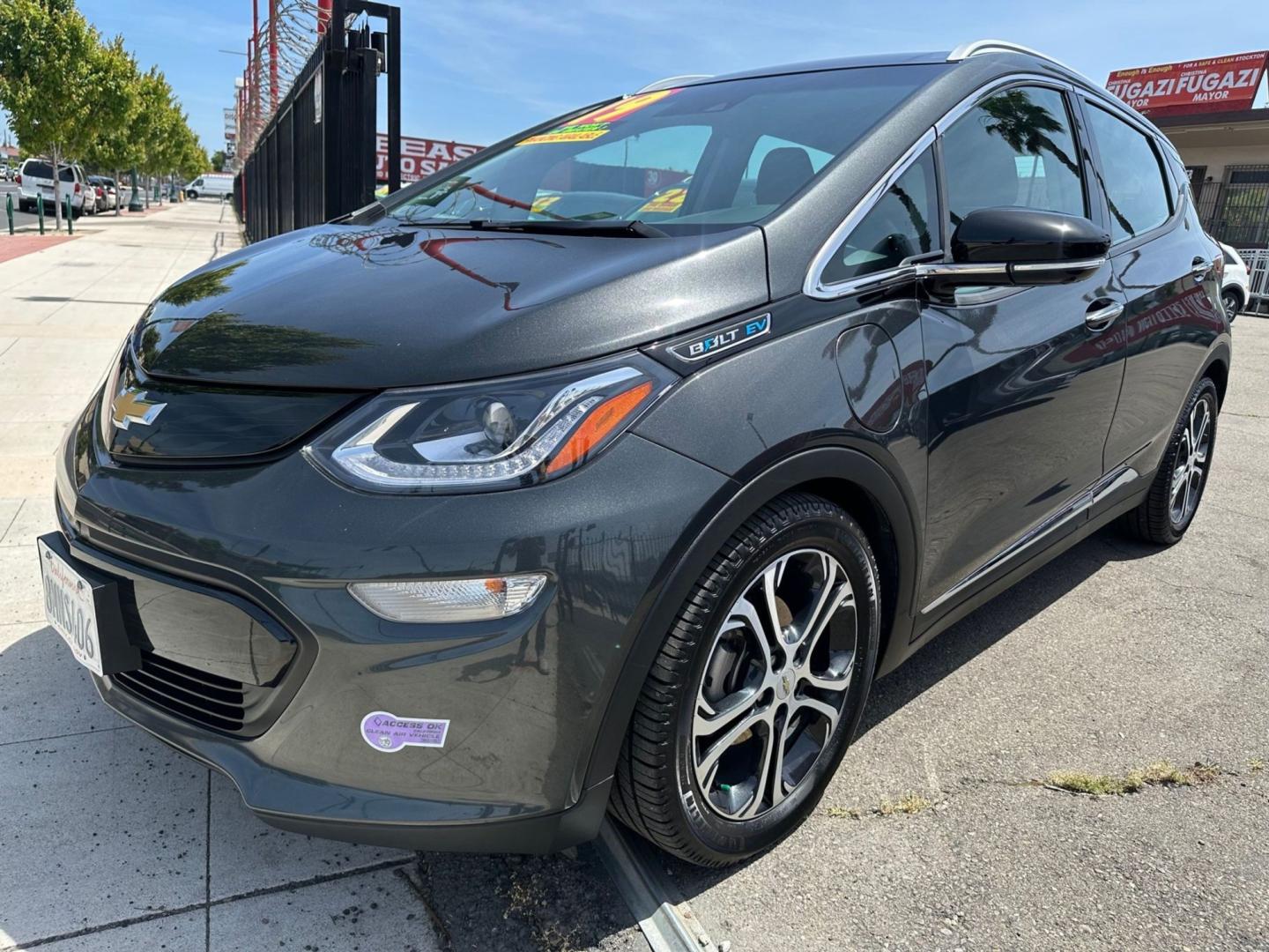 2019 Chevrolet Bolt EV Premier (1G1FZ6S08K4) with an ELECTRIC engine, 1A transmission, located at 722 E Miner Ave, Stockton, CA, 95202, (209) 871-6645, 37.956711, -121.282310 - Photo#3