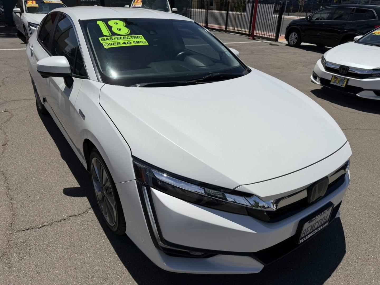 2018 Honda Clarity Plug-In Hybrid (JHMZC5F17JC) with an 1.5L L4 DOHC 16V HYBRID engine, CVT transmission, located at 722 E Miner Ave, Stockton, CA, 95202, (209) 871-6645, 37.956711, -121.282310 - Photo#1