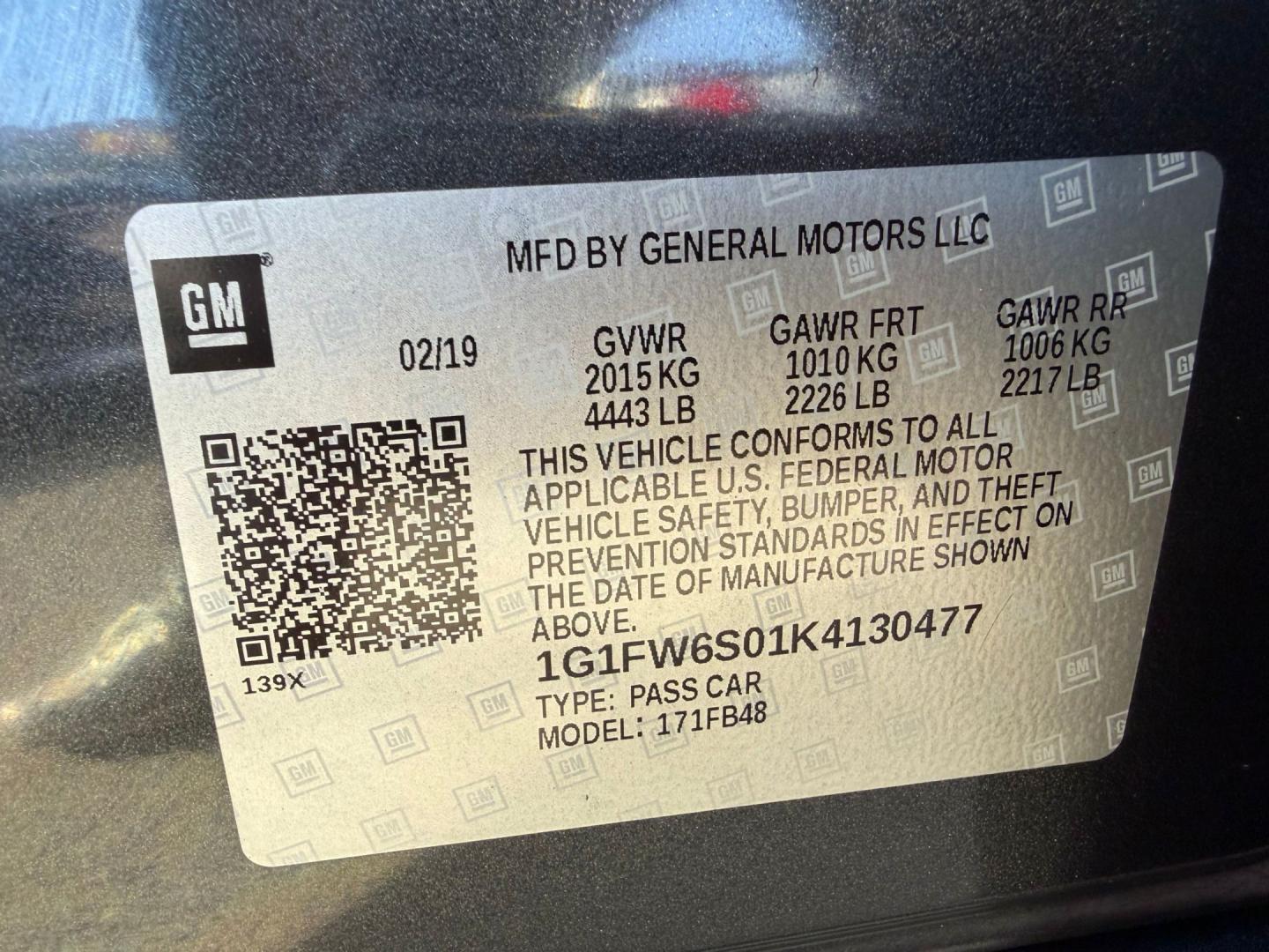 2019 Chevrolet Bolt EV LT (1G1FW6S01K4) with an ELECTRIC engine, 1A transmission, located at 722 E Miner Ave, Stockton, CA, 95202, (209) 871-6645, 37.956711, -121.282310- Photo#13